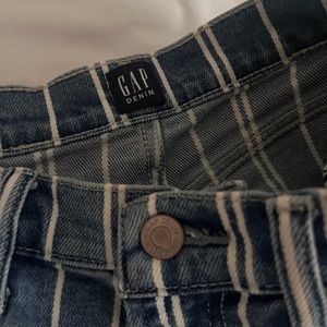 Gap denim jeans | Mom jeans blue stripes